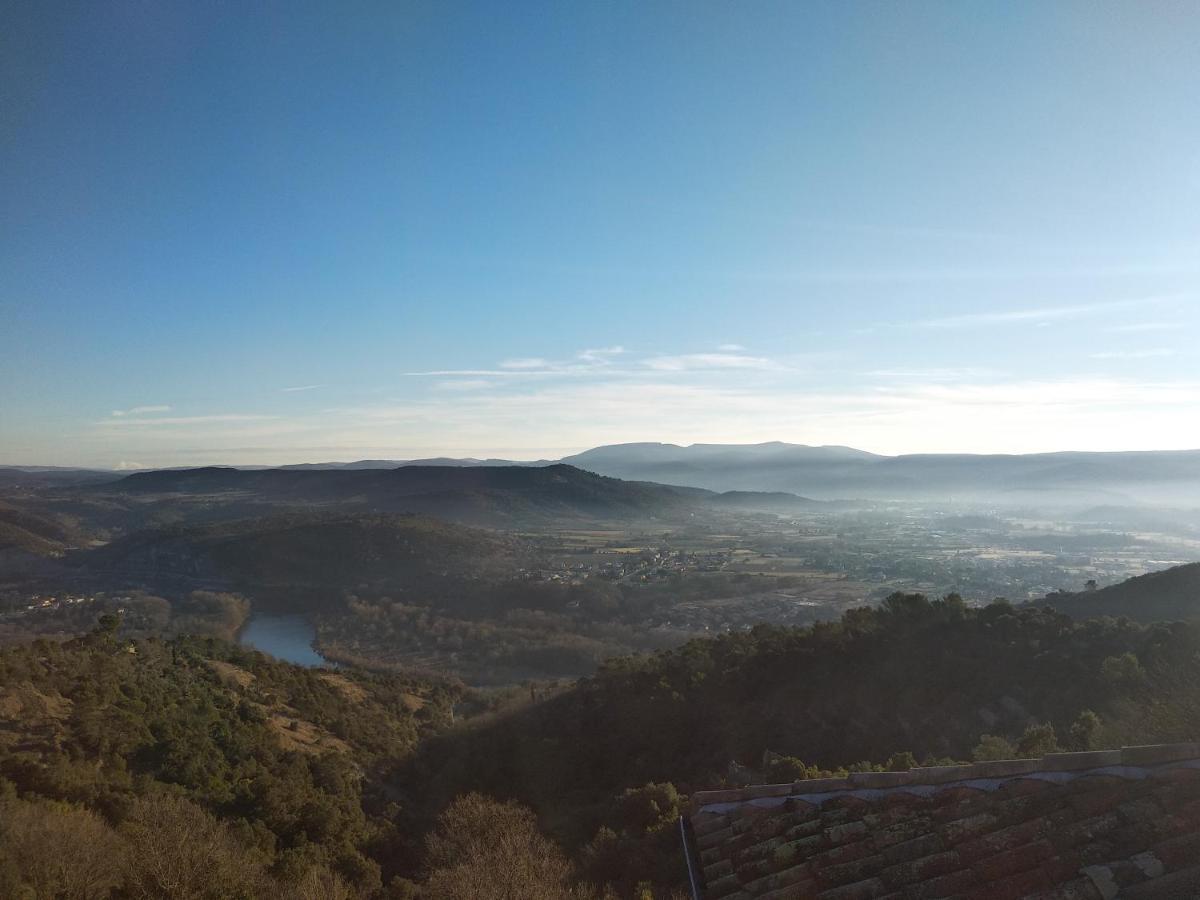 Le Rocher De Sampzon Bagian luar foto